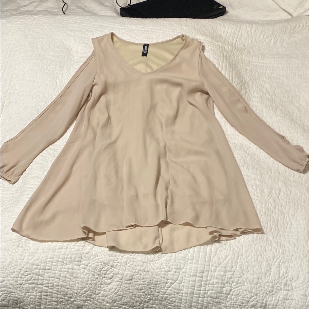 Cookies Hawaii Beige Blouse